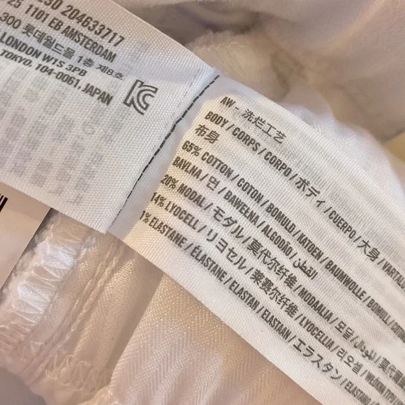 Abercrombie and Fitch Kids Mid Rise MIDI Shorts White Fringe NWT 17/18 Regular - Picture 8 of 9